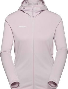 Polaire de randonnée à capuche en Polartec® Power Stretch® Pro - Aconcagua Light ML Hooded Jacket Women Alpine Calamint en Nylon