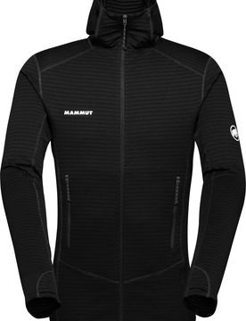 Polaire légère et extensible zippée Taiss Light ML Hooded Jacket Men Black für Herren Größe L schwarz
