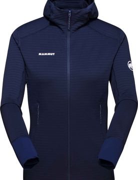 Polaire légère et extensible zippée Taiss Light ML Hooded Jacket Women Marine für Damen Größe XS Navy blau