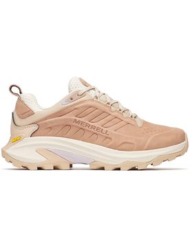 Chaussures de randonnée journée - Moab Speed 2 Ltr Wp Hazel W en Cuir - Taille 40 - Beige