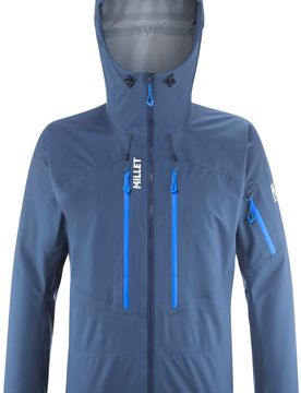 Skitourenjacke M White 3L Jkt M Dark Denim für Herren Größe S Navy blau