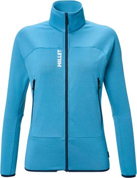 Polaire stretch en Polartec® Power Grid zippée - Fusion Grid Jkt W Coronet Blue - Taille S - Bleu