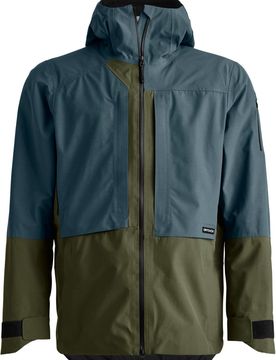 Wasserfeste und winddichte Skijacke Ravine Plus 3L Jacket M Dark Arctic Grey für Herren aus Wolle Größe L Blau