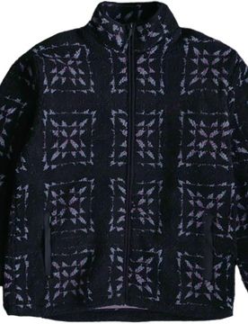 Polaire zippée imprimée - Vortex Liam Warr Polar Fleece Black - Taille M - Noir