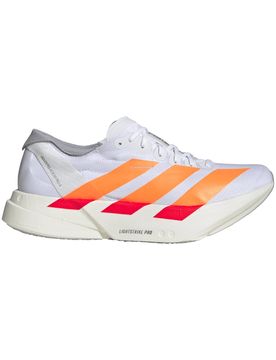 Chaussures de running - Adizero Adios Pro 4 M Cloud White/Lucid Orange/Lucid Red - Taille 42 - Blanc