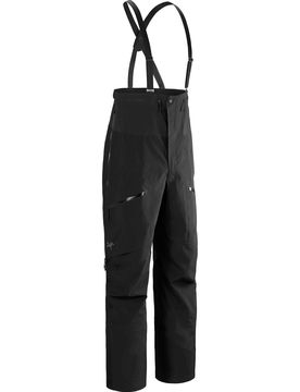 Latzhose für Skitourengehen aus GORE-TEX ePE Rush Bib M Black für Herren Größe M schwarz