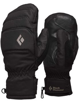 Moufles de ski en PrimaLoft® et en GORE-TEX - W Mission Mx Mitts Black en Cuir - Taille S - Noir