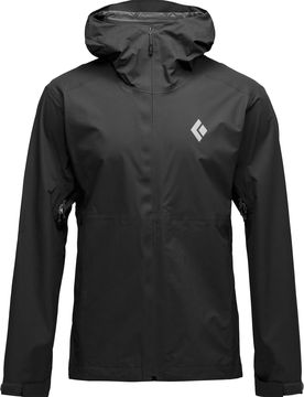 Veste imperméable et coupe-vent de randonnée - M Strataline Stretch Shell Black en Nylon - Taille S - Noir