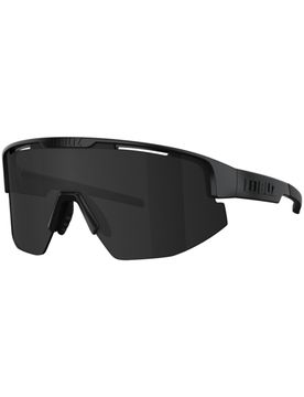 Vielseitige Sonnenbrille Matrix Matt Black Smoke aus Wolle schwarz