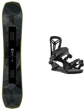Snowboard All-Mountain Pack Singular Twin 2026 aus Wolle Blau