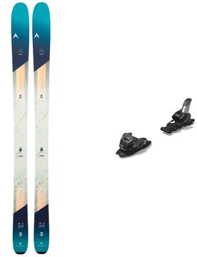 Ski Set inkl. Bdg. Ski all mountain Pack M-Pro W 92 2025 für Damen Weiß