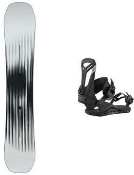 Packs (snowboard + fix) - Snowboard all mountain - Pack Custom X 2026 - Blanc
