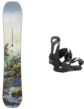 Snowboard All-Mountain Pack Custom Jungle 2026 für Herren Grün