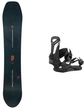 Packs (snowboard + fix) - Snowboard freeride - Pack Ft High Fidelity 2026 en Bois - Rose