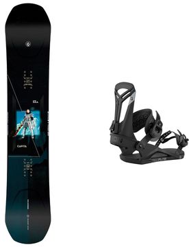 Packs (snowboard + fix) - Snowboard all-mountain freestyle - Pack Super DOA 2026 - Noir