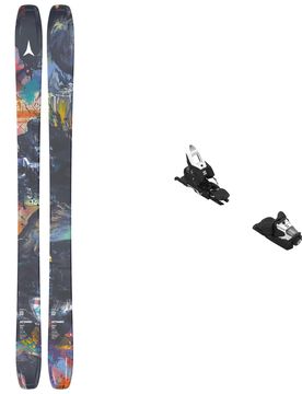 Ski Set inkl. Bdg. Freeride-Ski – Unisex – Bent 100 2027 Pack Bent 100 2027 aus Holz Blau