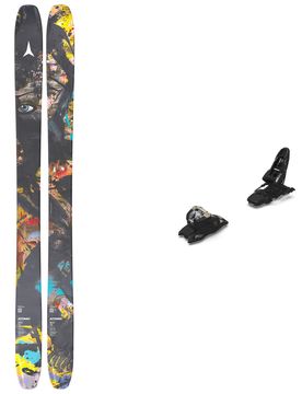 Ski Set inkl. Bdg. Freeride-Ski – Unisex – Bent 110 2027 Pack Bent 110 2027 aus Holz Grau