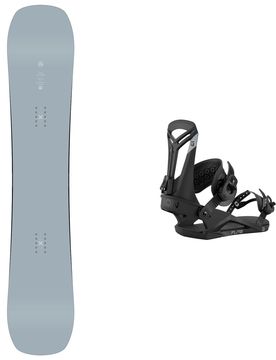 Packs (snowboard + fix) - Snowboard freestyle - Pack Cab Driver 2026 - Gris