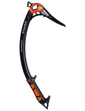Leichter, technischer Eispickel für Bergsteigen und Eisklettern X-All Mountain Hammer schwarz
