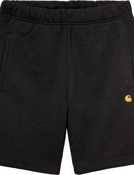 Short décontracté en coton - Chase Sweat Short Black / Gold en Coton - Taille M - Noir
