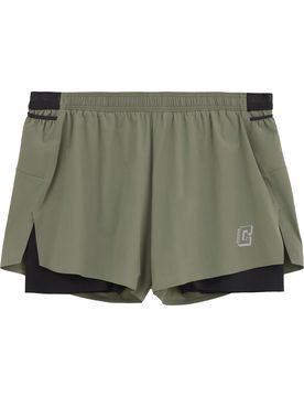 Short de trail/running - Legend Short 2in1 M Moss - Taille L - Vert