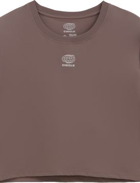 Crop-Top de trail léger et stretch - Smooth Operator 2.0 Crop-Top W Clay - Taille S - Marron