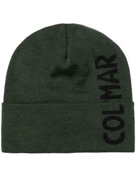 Mütze mit Revers Men Beanie Woodland Black für Herren aus Wolle Grün