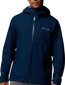 Veste imperméable et coupe-vent de randonnée en OMNI-TECH™ - Trailborne 2.5L Shell Collegiate Navy - Taille M