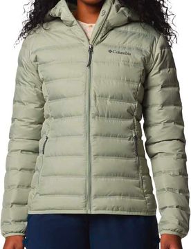Doudoune déperlante en duvet naturel - Lake 22 II Down Hooded Jacket Safari - Taille XS - Kaki