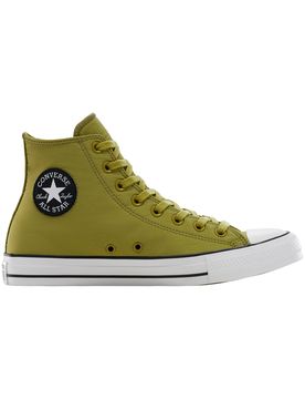 Chaussures montantes en toile - Chuck Taylor All Star Classic High In The Weeds/Black/White - Taille 44 - Vert