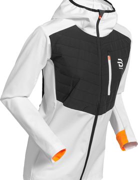 Veste de ski nordique imperméable et respirante - Jacket Power W Snow White - Taille XS - Blanc