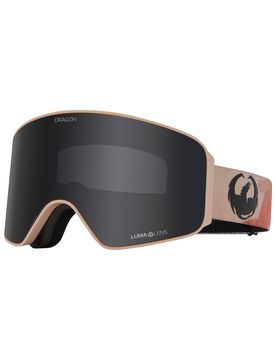 Maske für Ski NFX Mag OTG Jossi Wells Lumalens Darksmoke + Lumalens Amber schwarz