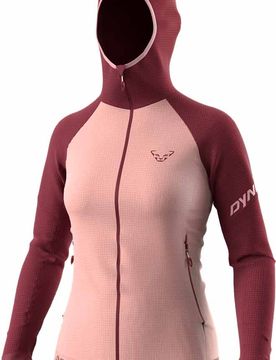 Skijacke aus Polartec® – Damen / Frauen – Speed Polartec Hooded Speed Polartec Hooded Jkt W Burgundy für Damen Größe XS