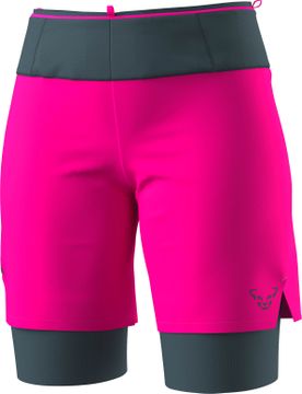 Short léger et respirant pour trail-running - Ultra 2/1 Shorts W Pink Glo en Silicone - Taille L - Rose