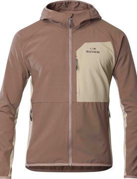 Veste de randonnée coupe-vent - M Serac Softshell Jkt Deep Taupe en Softshell - Taille M - Marron
