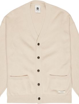 Gilet en coton recyclé - Spirit Camo Cardigan Oat Milk en Coton - Taille L - Beige