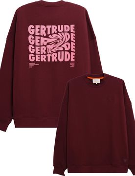 Sweat en coton - Ruben Fluidity Bordeaux en Coton - Taille S