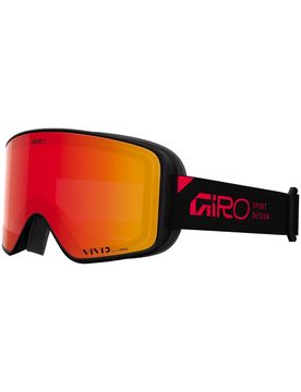 Skibrille Method Black Red Stacked Vivid Ember/Infrared für Herren aus Wolle schwarz
