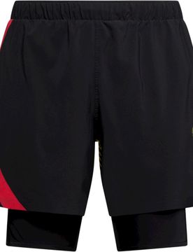 Short léger et respirant - Flow 5" Short M Black/Yellow en Silicone - Taille XL - Noir