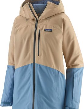 Veste de ski respirante - W's Powder Town Jkt Oar Tan - Taille S - Beige