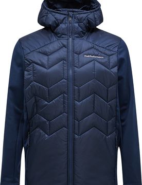 Doudoune isolante et polyvalente - M Elevate Liner Hybrid Hood Jacket Blue Shadow - Taille S - Navy