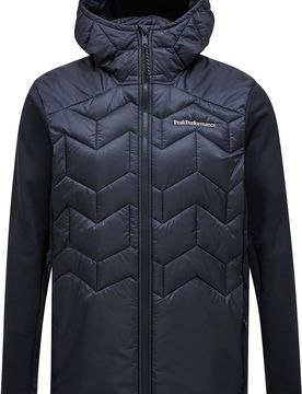 Doudoune isolante et polyvalente - M Elevate Liner Hybrid Hood Jacket Black - Taille L - Noir