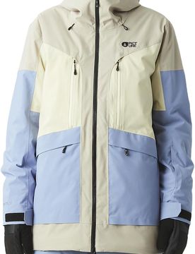 Wasserfeste und atmungsaktive Skijacke Haakon Jkt Pure Cashmere für Damen Größe M Beige