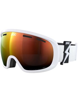 Masque de ski - Fovea Blixten White/Partly Sunny Orange - Blanc