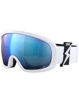 Masque de ski - Fovea Mid Blixten White/Partly Sunny Blue - Blanc