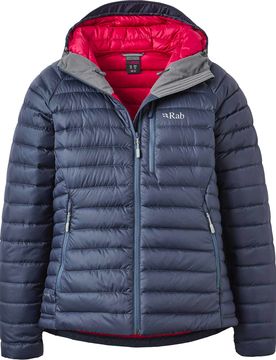 Doudoune chaude en duvet - Microlight Alpine Jacket W Steel - Taille M - Gris