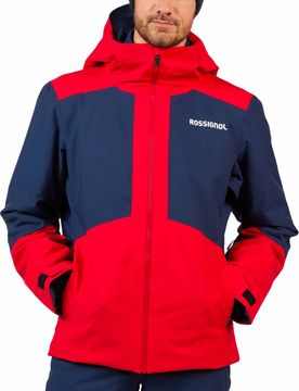 Wasserfeste und isolierende Skijacke aus Primaloft®- Herren Rochrun Insulated Jacket Sports Red für Herren Größe L Rot