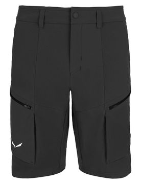 Short technique softshell - Puez Dst M Cargo Shorts Black Out en Nylon - Taille S - Noir