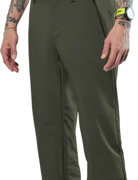 Pantalon softshell chaud - Puez Dolomia 2 Pants M Dark Olive en Nylon - Taille S - Vert