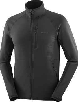 Warmes und leichtes technisches Fleece – Herren – Sntial Lightwarm FZ Sntial Lightwarm FZ M Deep Black für Herren Größe M